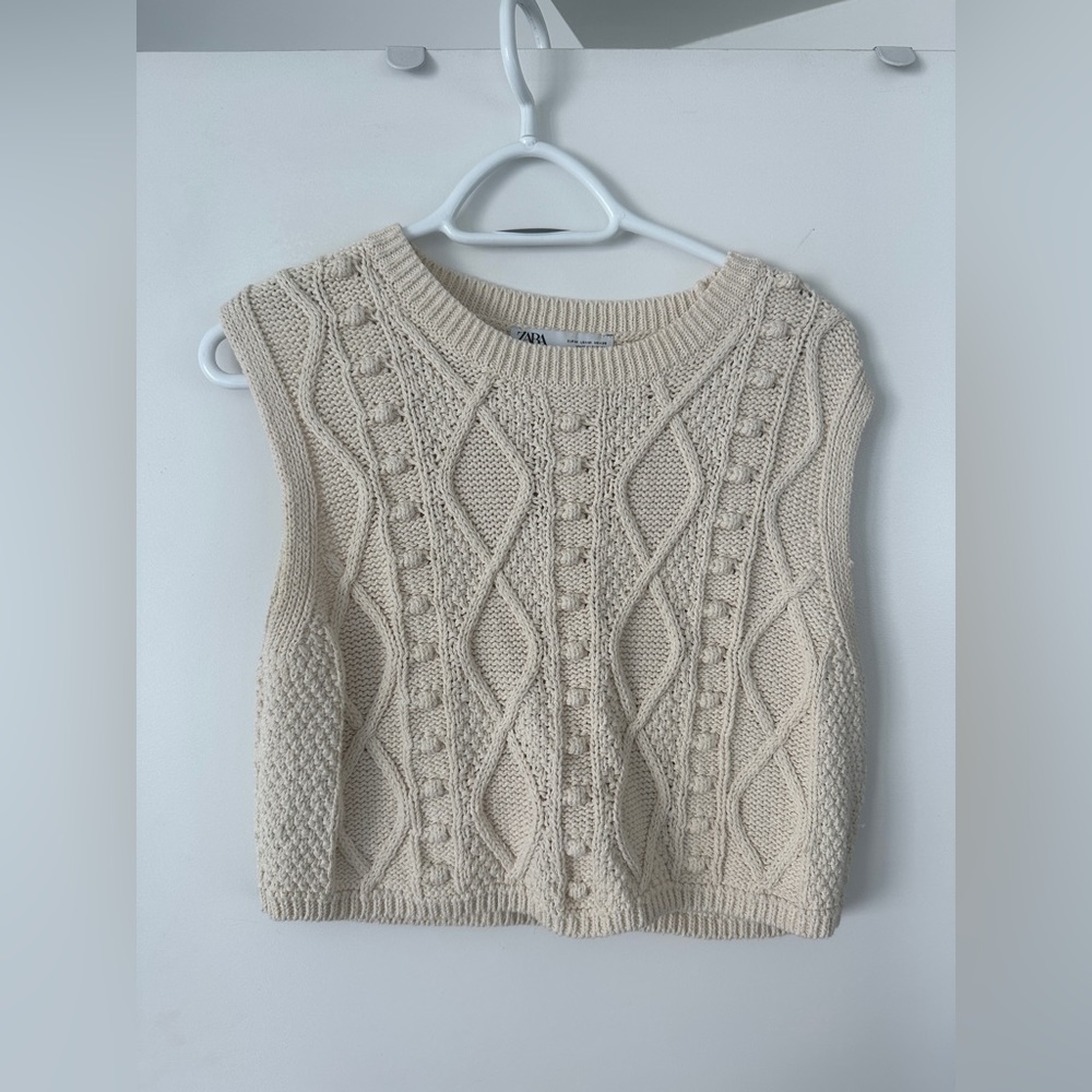 Zara Knit Sleeveless Top
